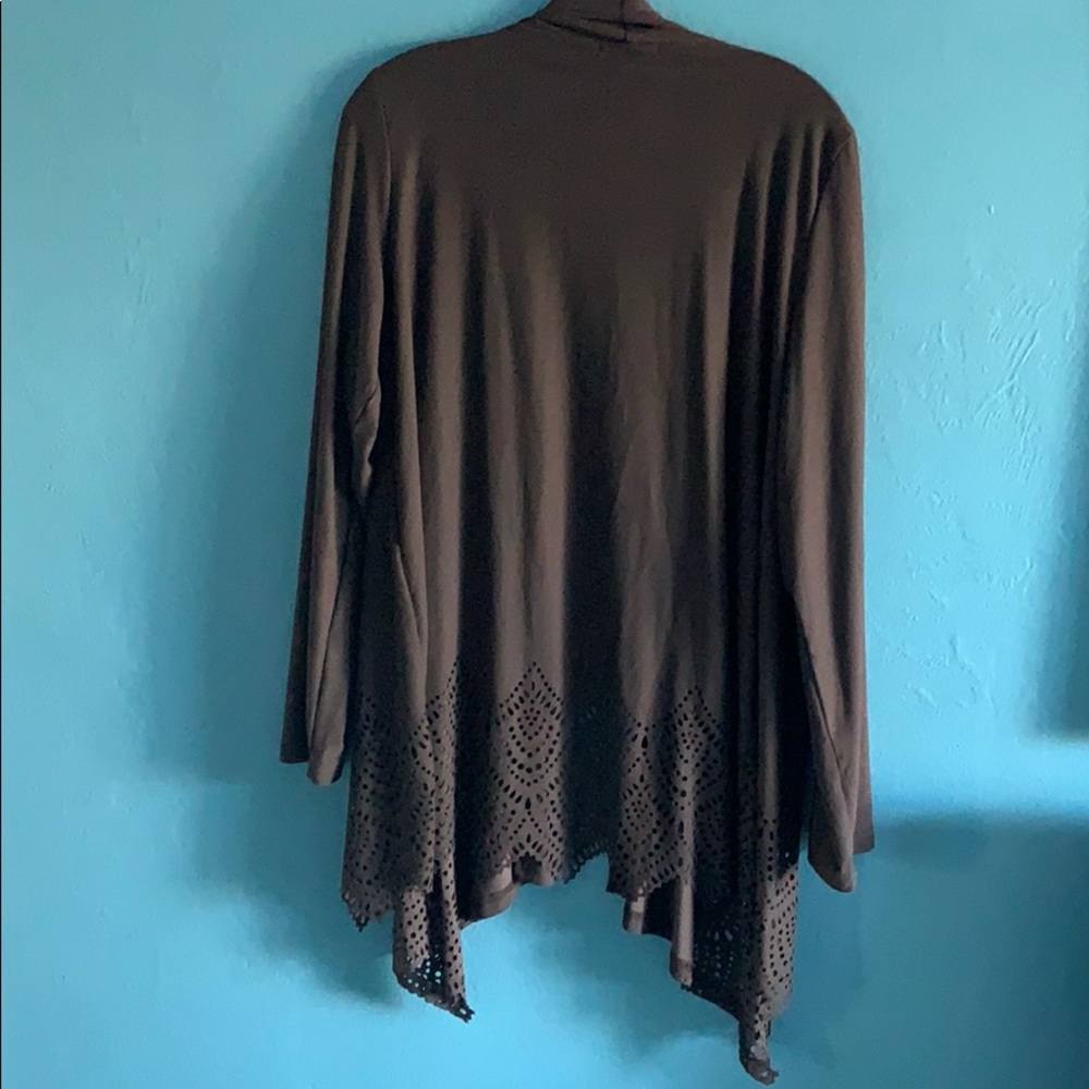NWT! Belle Amie Brown Long Length Jacket - Picture 3 of 3